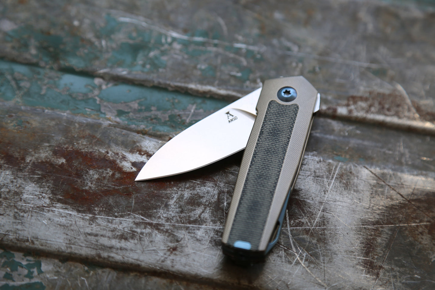 ARN x Grey x Denim Micarta
