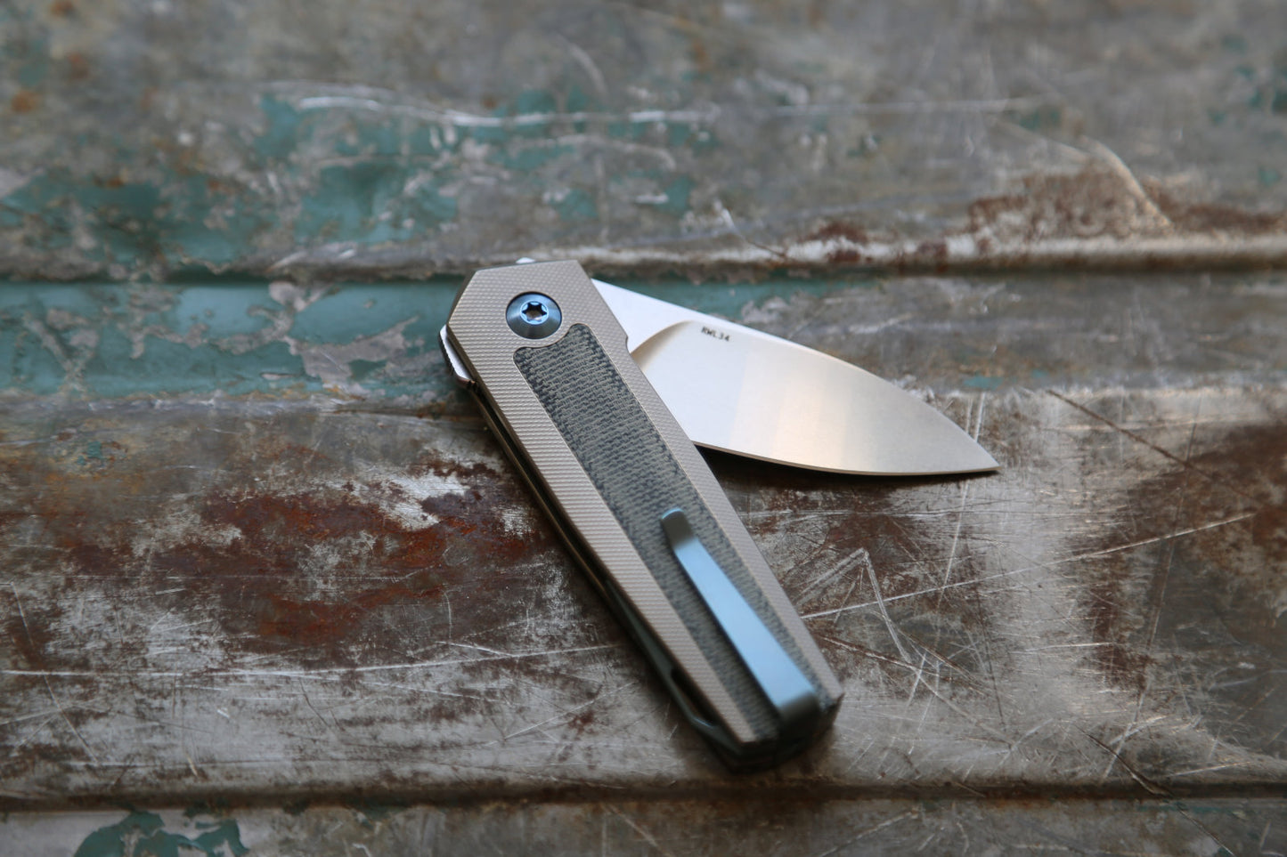ARN x Grey x Denim Micarta