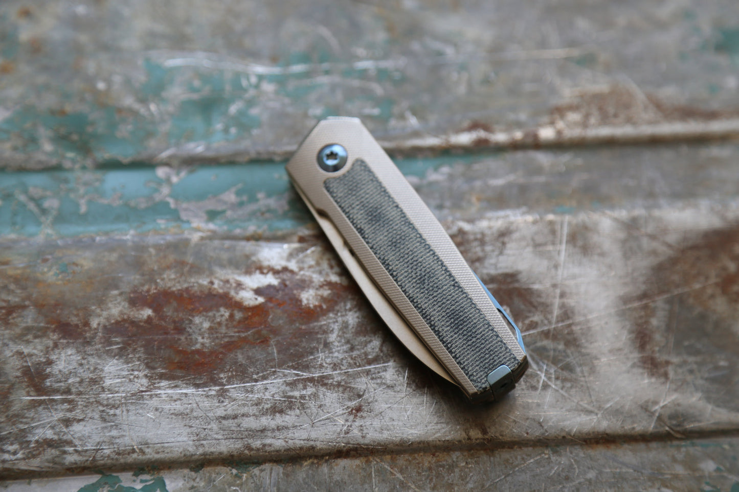 ARN x Grey x Denim Micarta