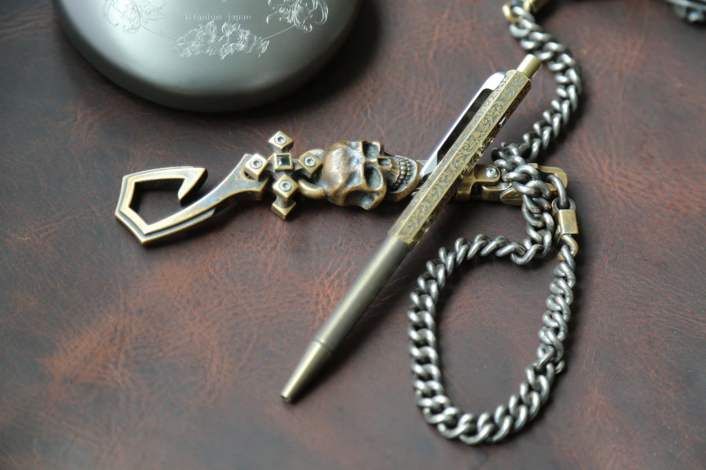 NEW - Ansø Pen - Engraved Brass