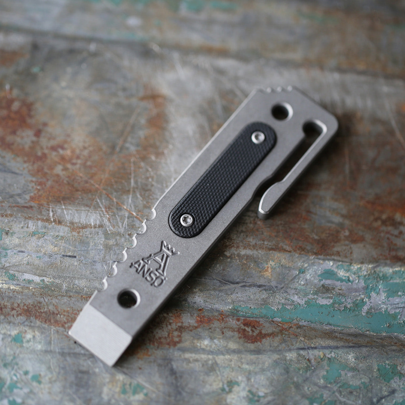 Prybar12 - Grey x Fiber Inlay
