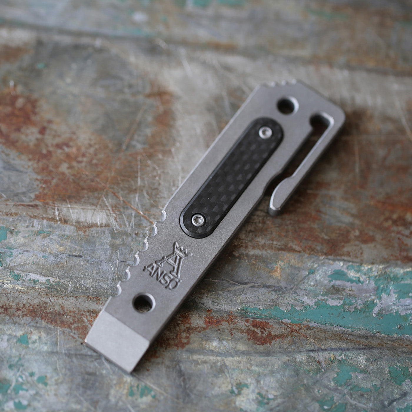 Prybar12 - Grey x Fiber Inlay