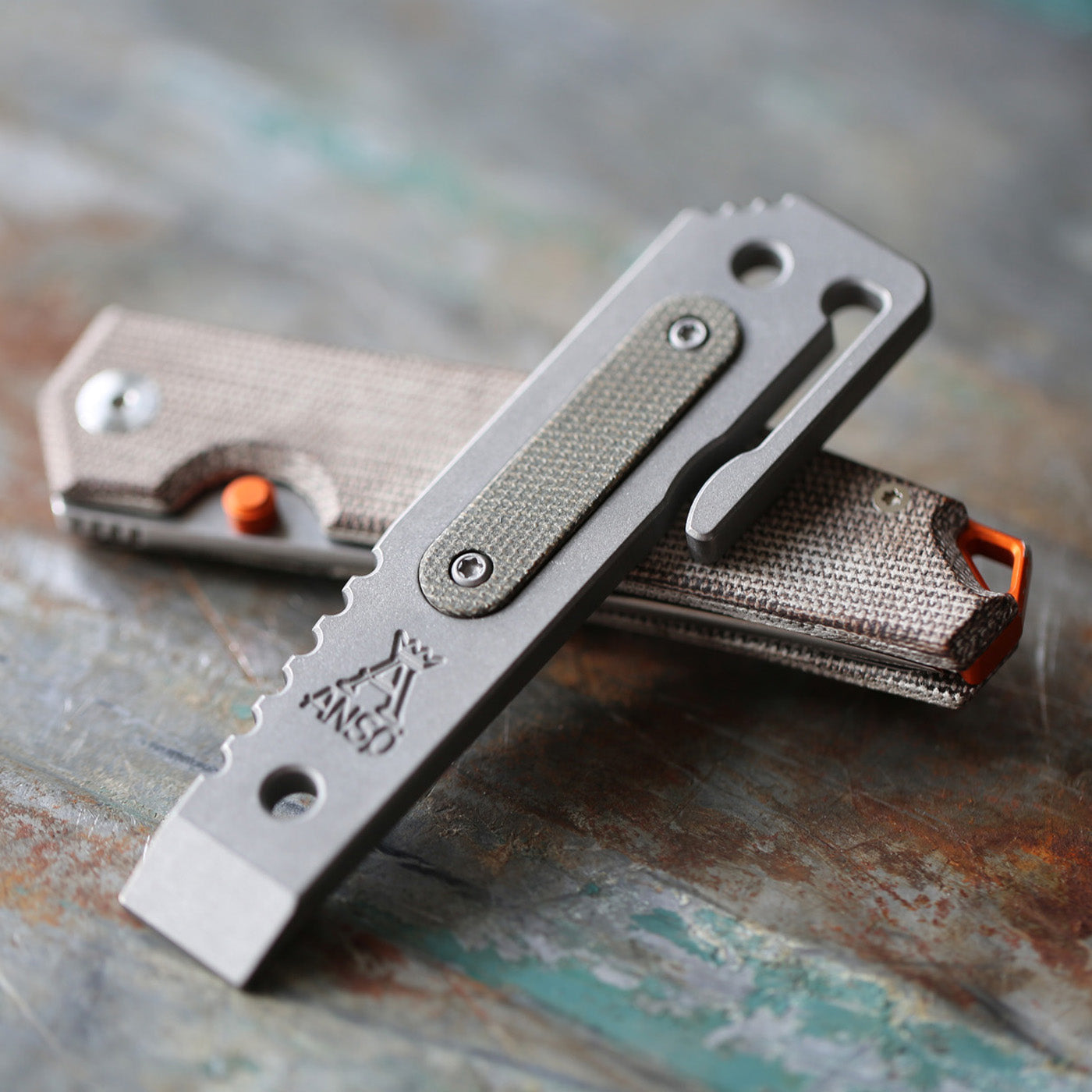 Prybar12 - Grey x Fiber Inlay