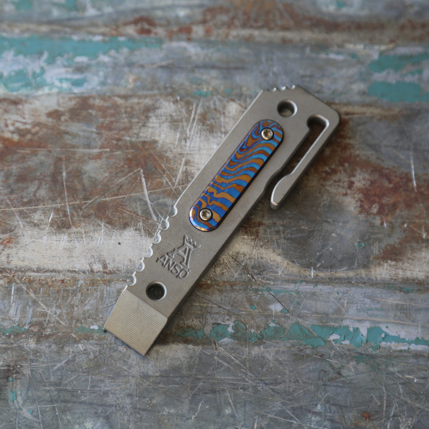Prybar12 - Amber x Metal Inlay