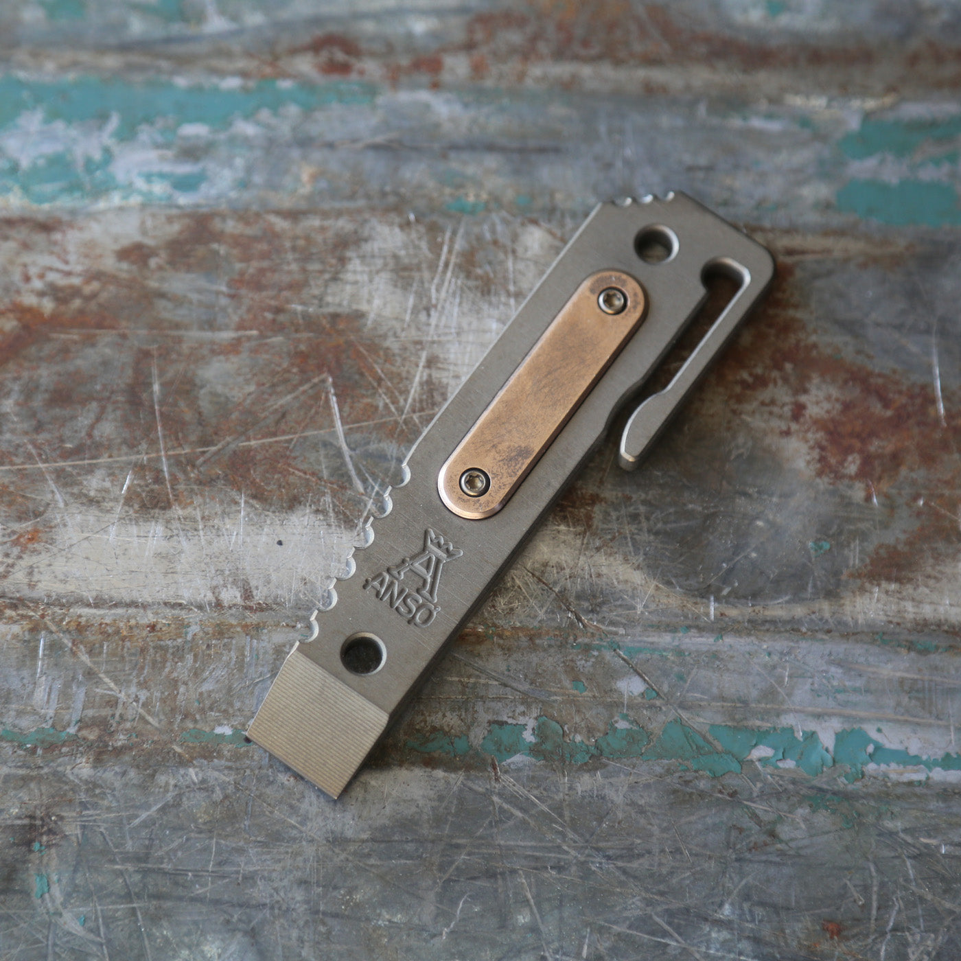 Prybar12 - Amber x Metal Inlay