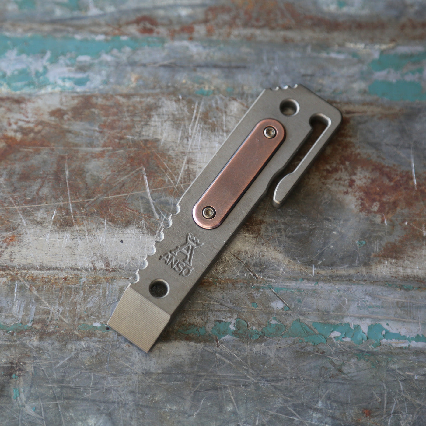 Prybar12 - Amber x Metal Inlay