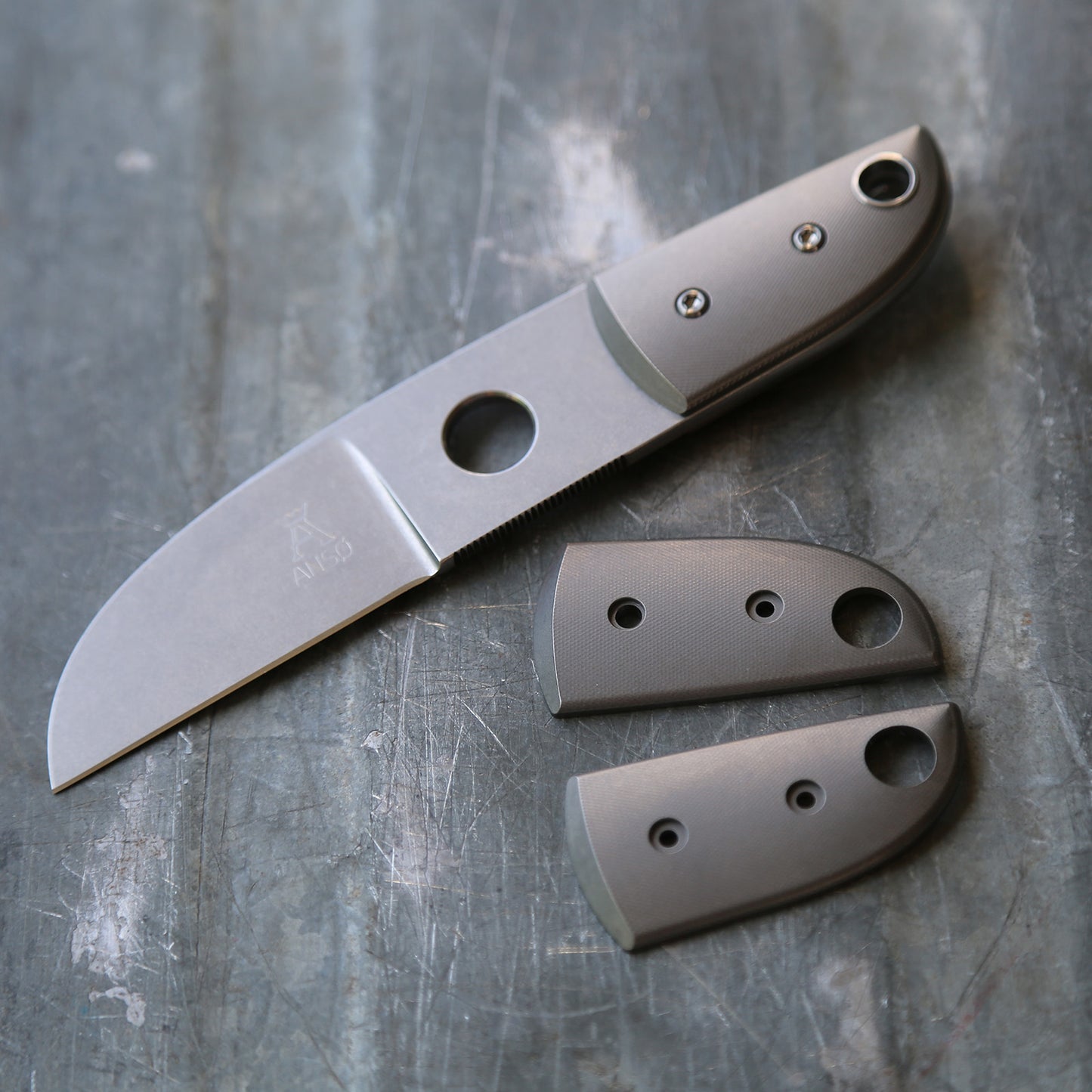 Anso Sheepsfoot - Handles Titanium