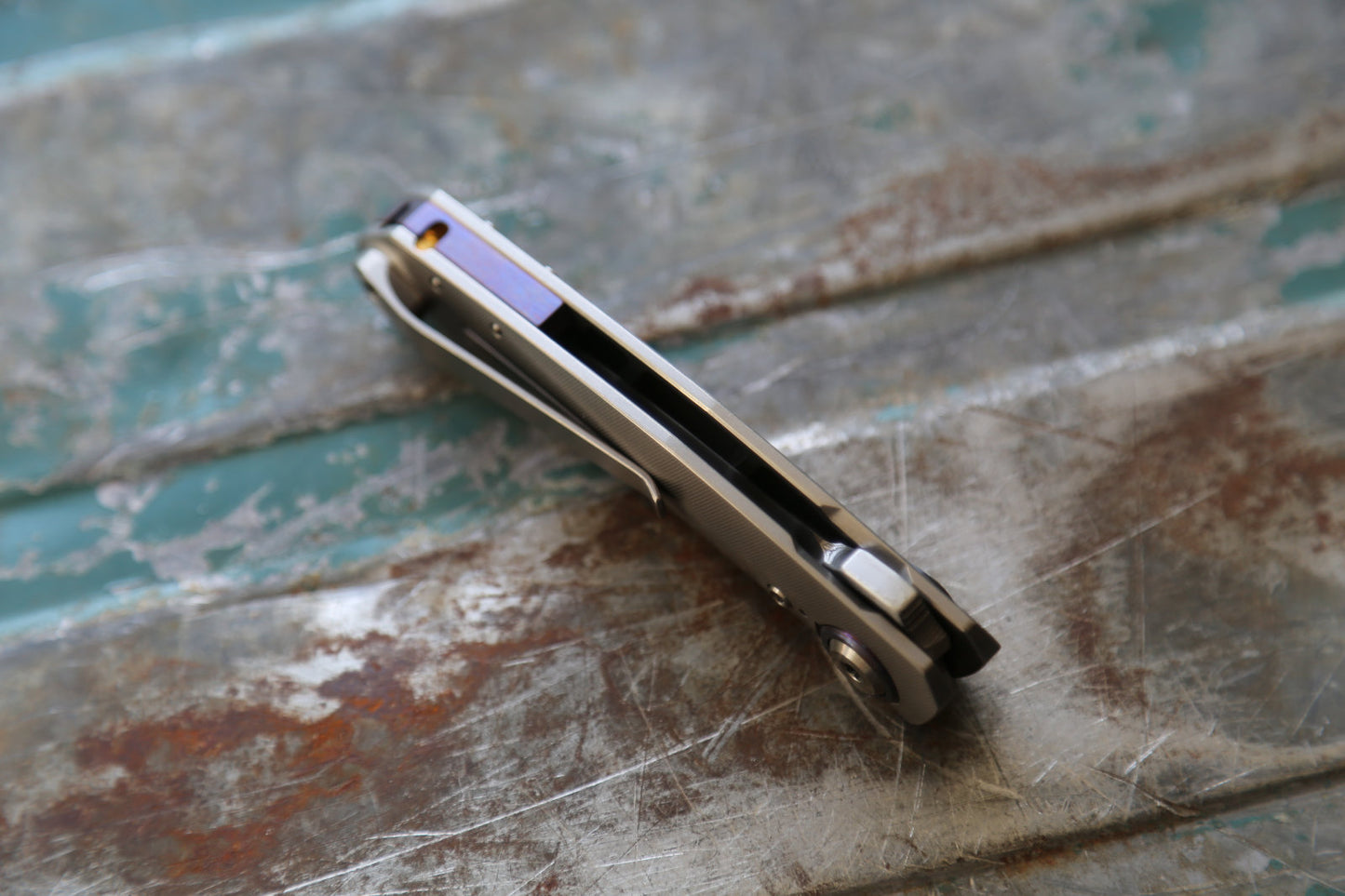 ISOLA x Herring Bone Damascus x White Timascus