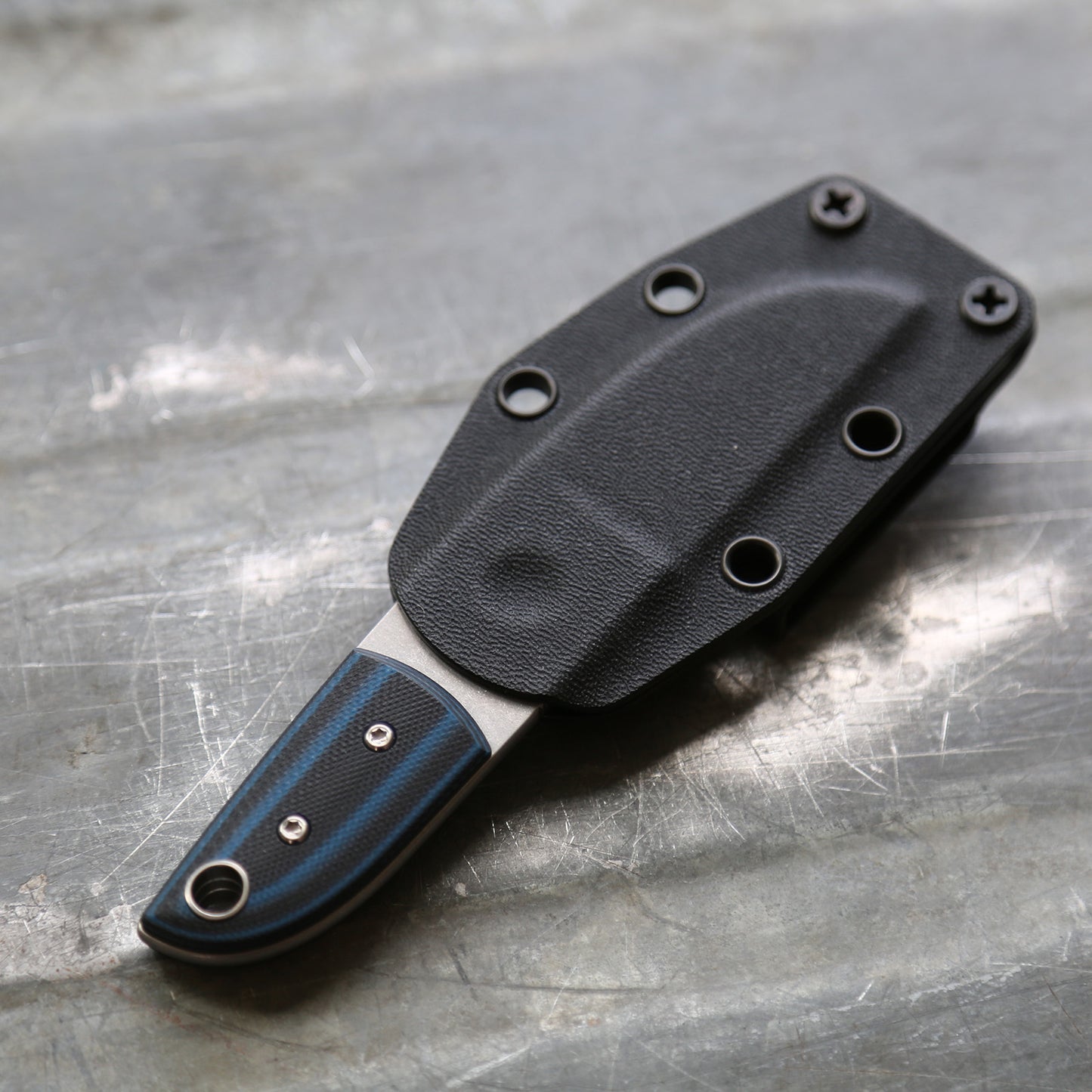 Anso Sheepsfoot x Double Black/Blue G10