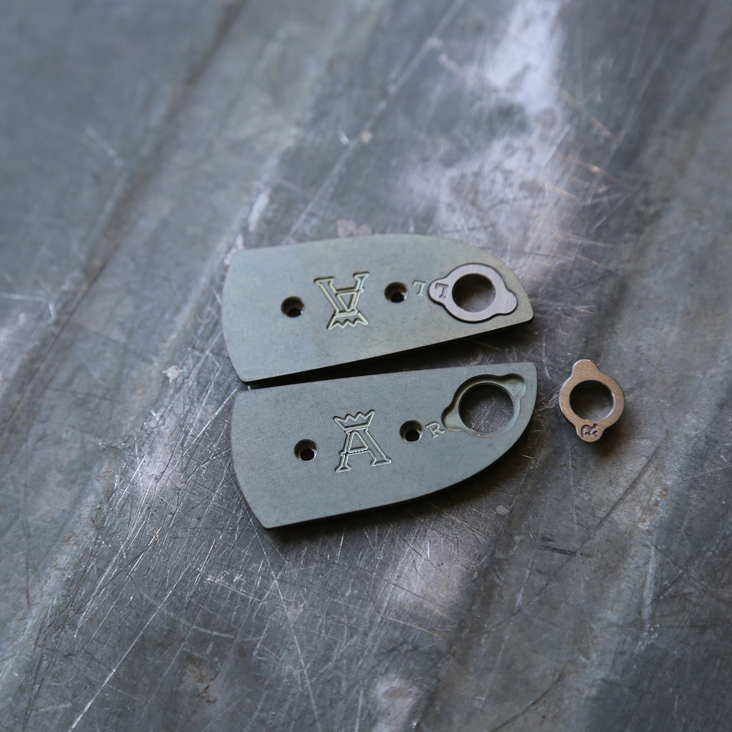 Anso Sheepsfoot - Handles Titanium