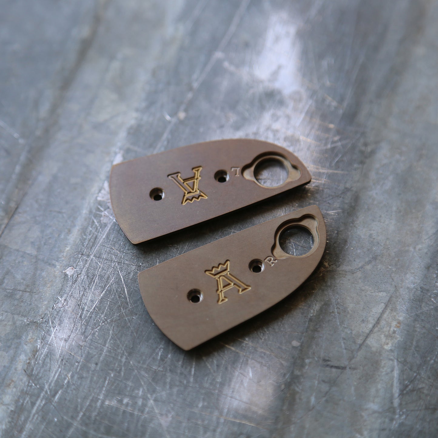 Anso Sheepsfoot - Handles Titanium