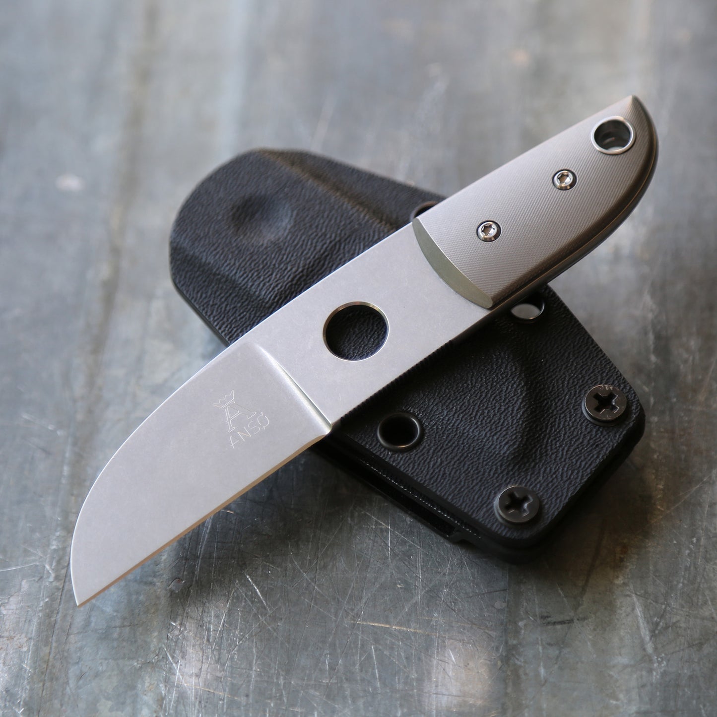 Anso Sheepsfoot x Titanium Grey