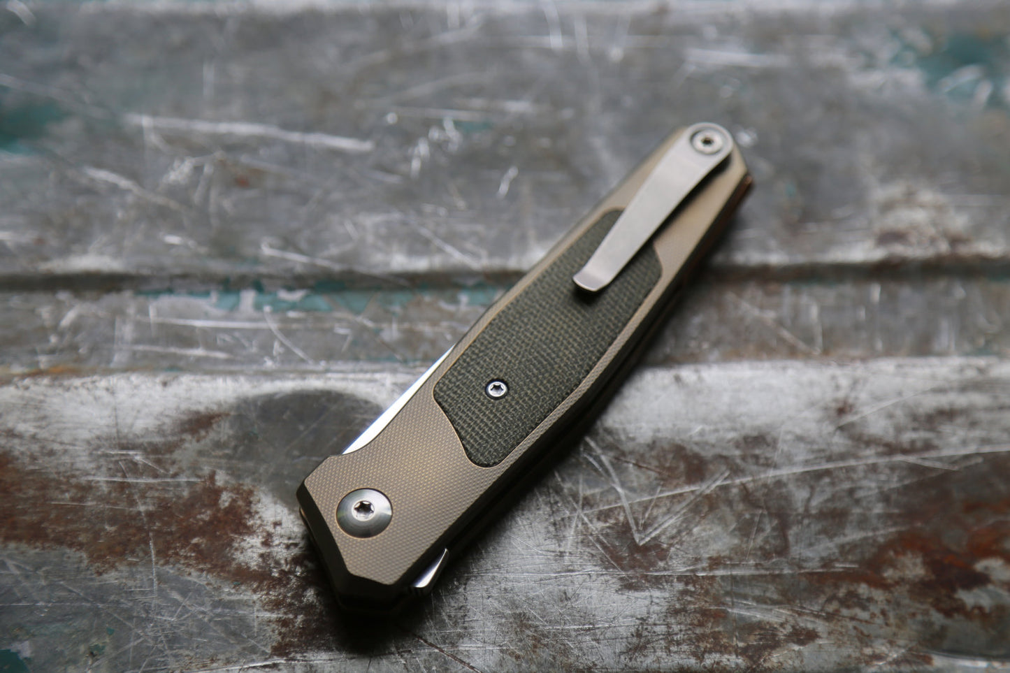 TOKO - Titanium Amber with Inlays - deposit