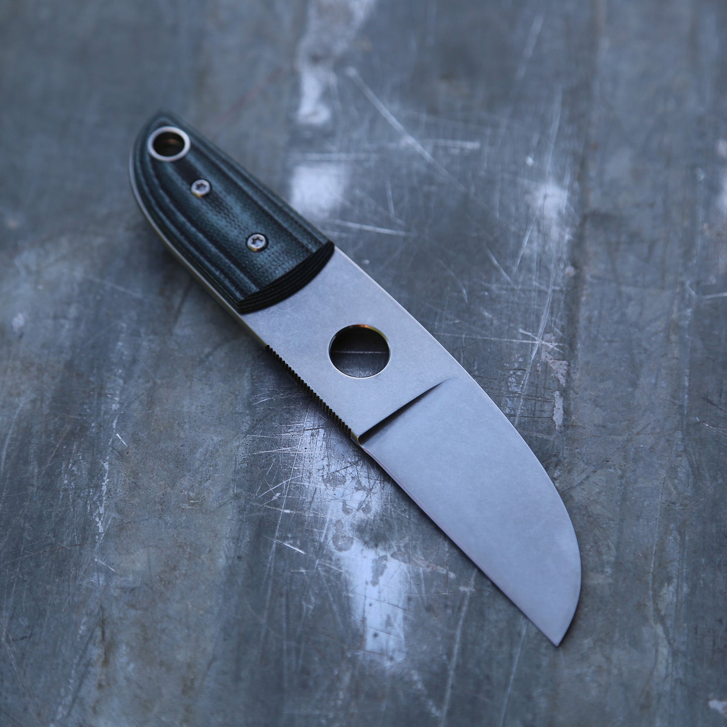 Anso Sheepsfoot x Black/Green Pistachio G10