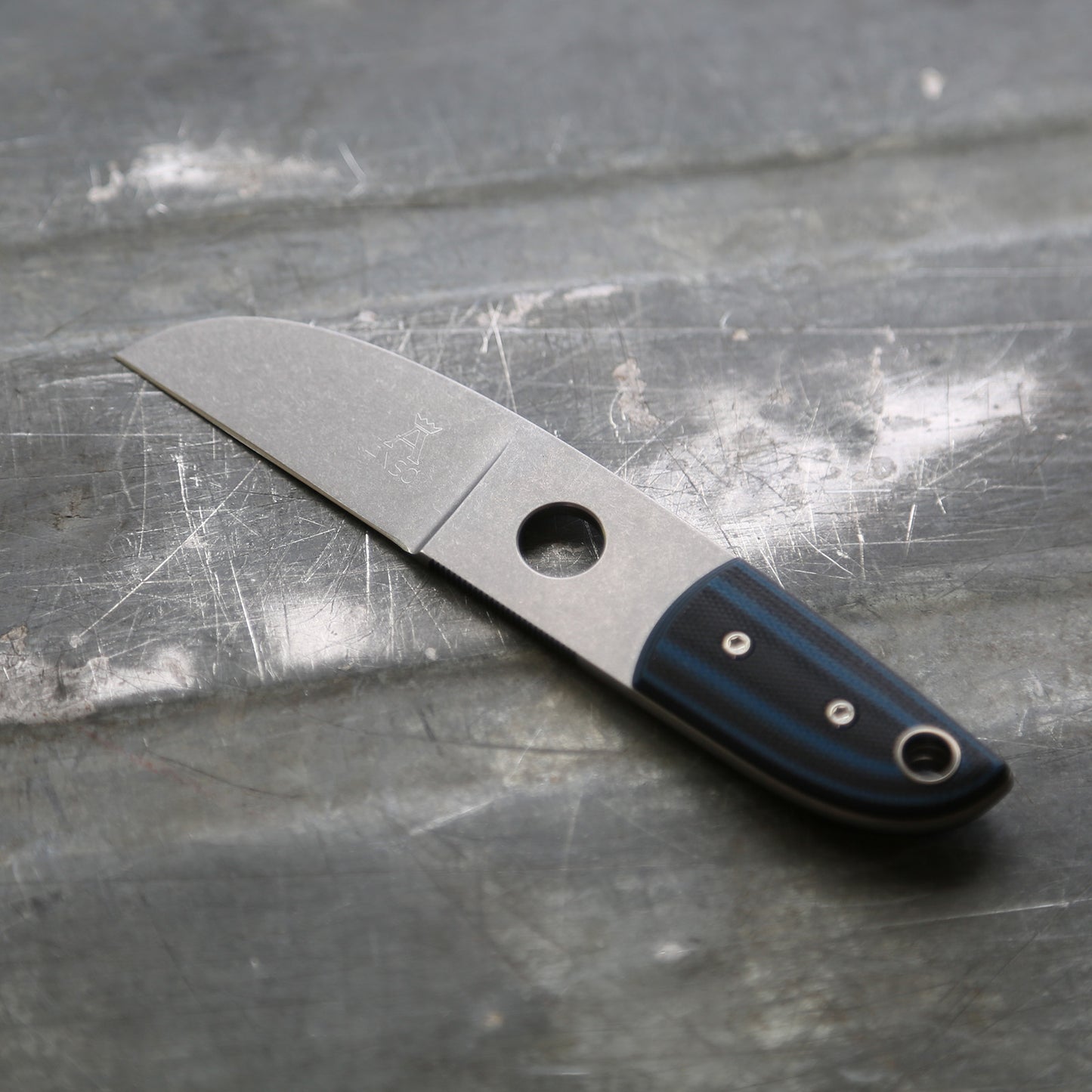 Anso Sheepsfoot x Double Black/Blue G10