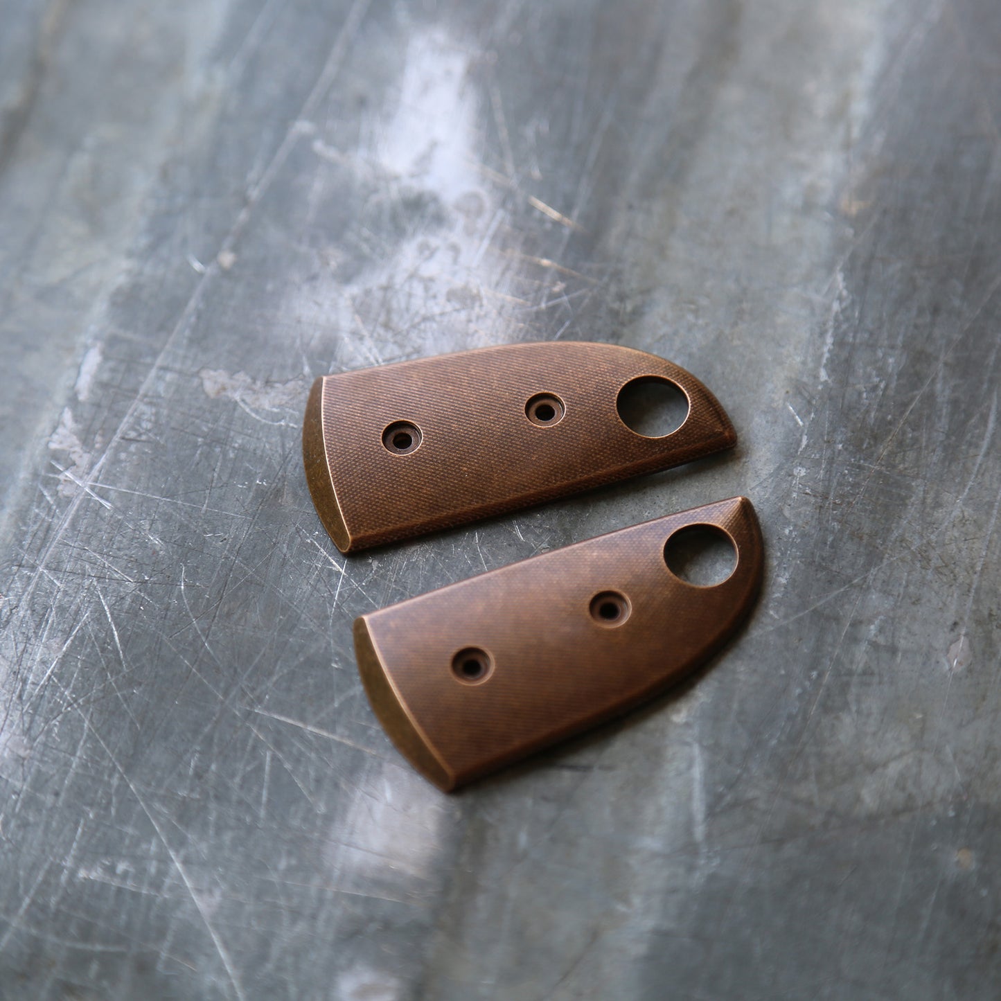 Anso Sheepsfoot - Handles Bronze, Brass, Copper, Zirconium