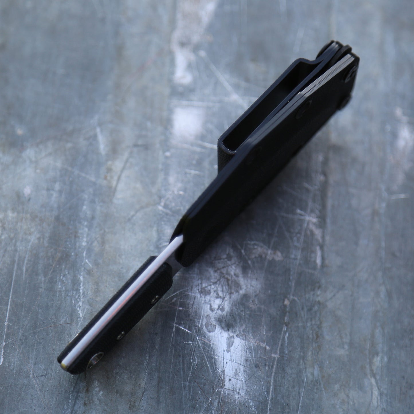 Anso Sheepsfoot x Double Black Canvas Micarta