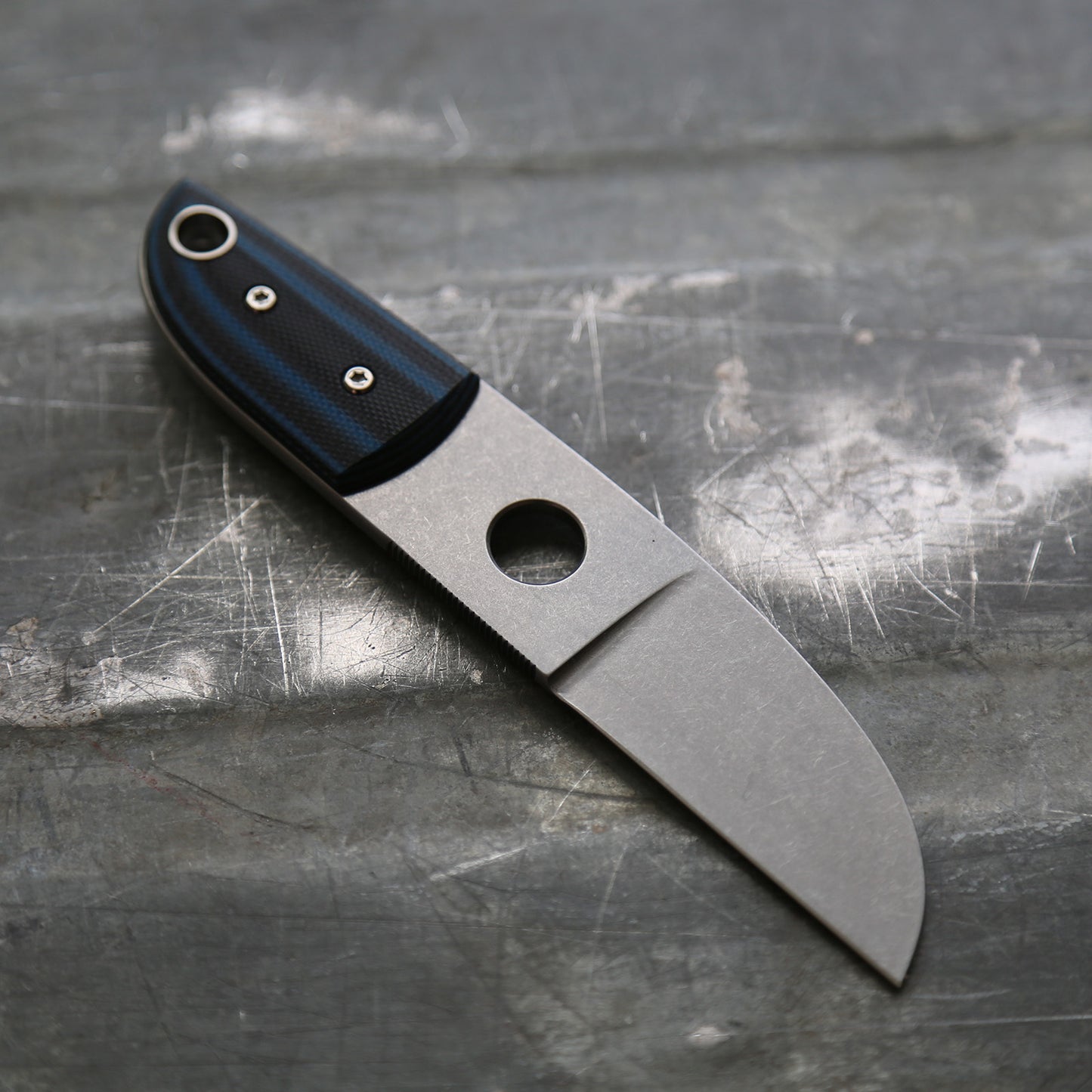 Anso Sheepsfoot x Double Black/Blue G10