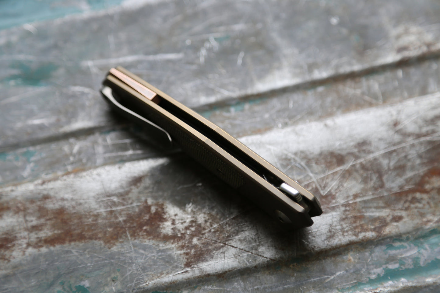 TOKO - Titanium Amber with Inlays - deposit