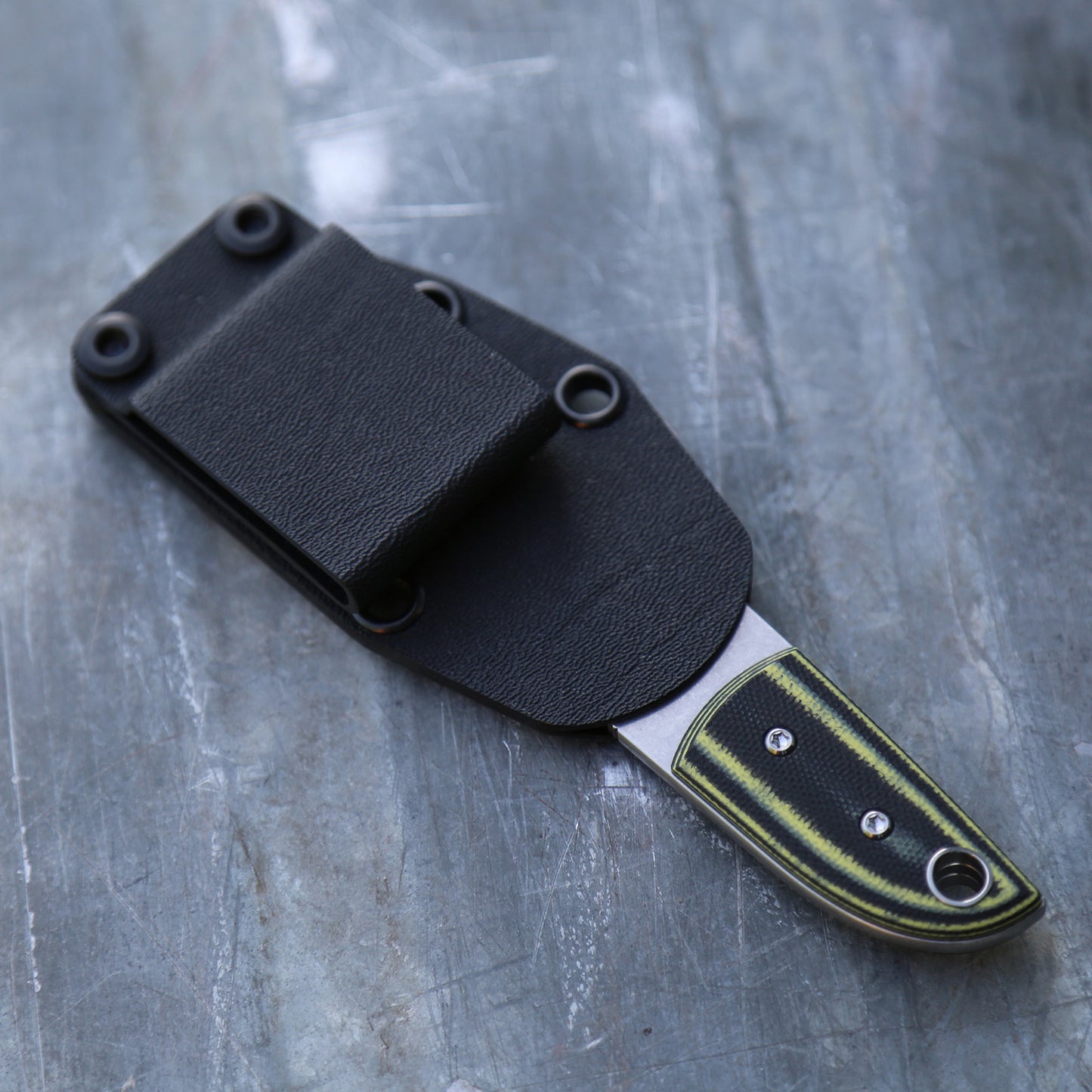 Anso Sheepsfoot x Black/Yellow G10