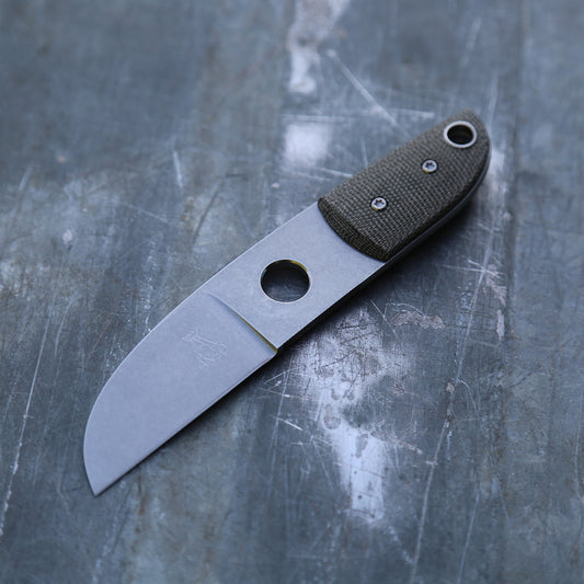 Anso Sheepsfoot x Green Canvas Micarta