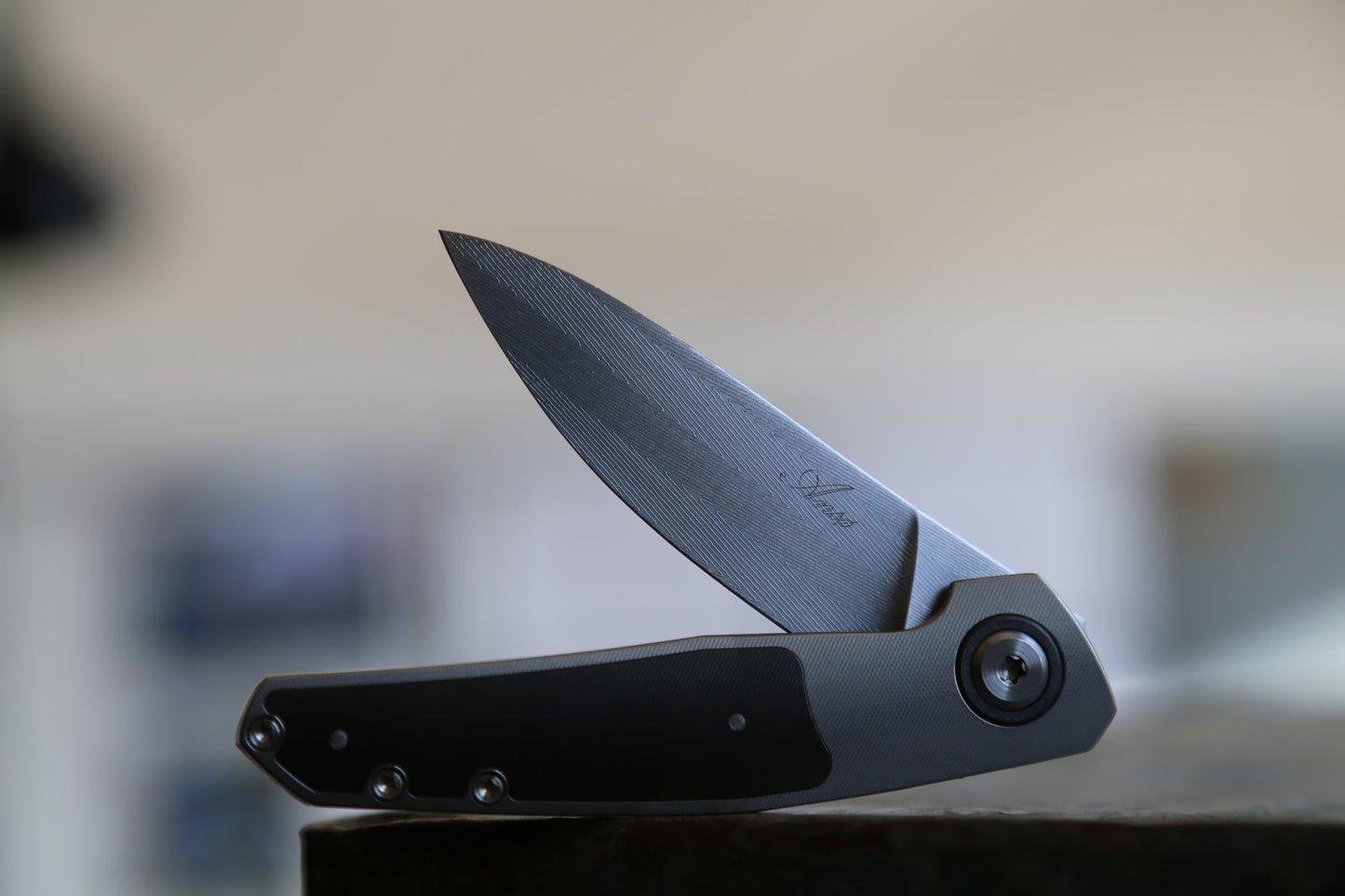 ISOLA x Herring Bone Damascus x Zirconium