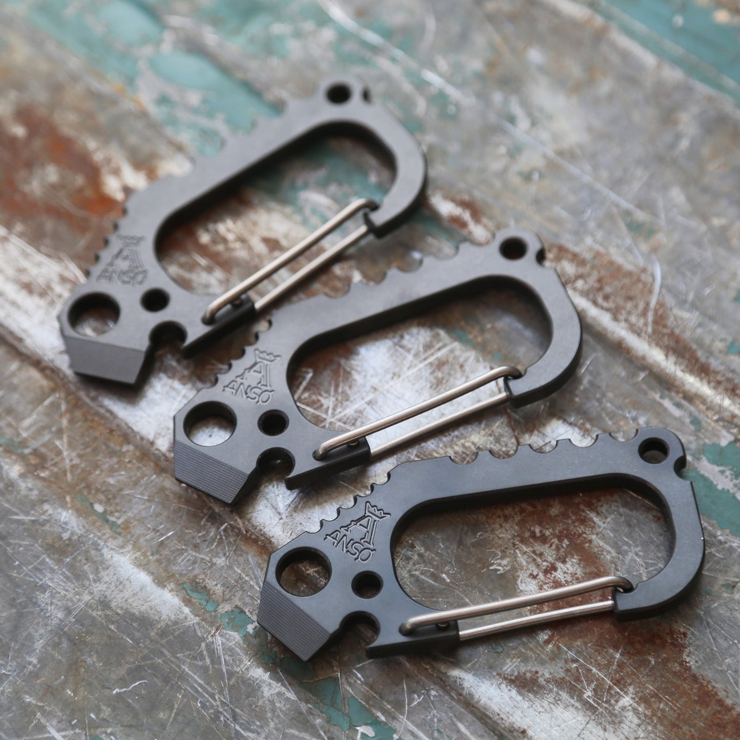 Carabiner V3 - Bronze, Copper, Brass, Zirconium