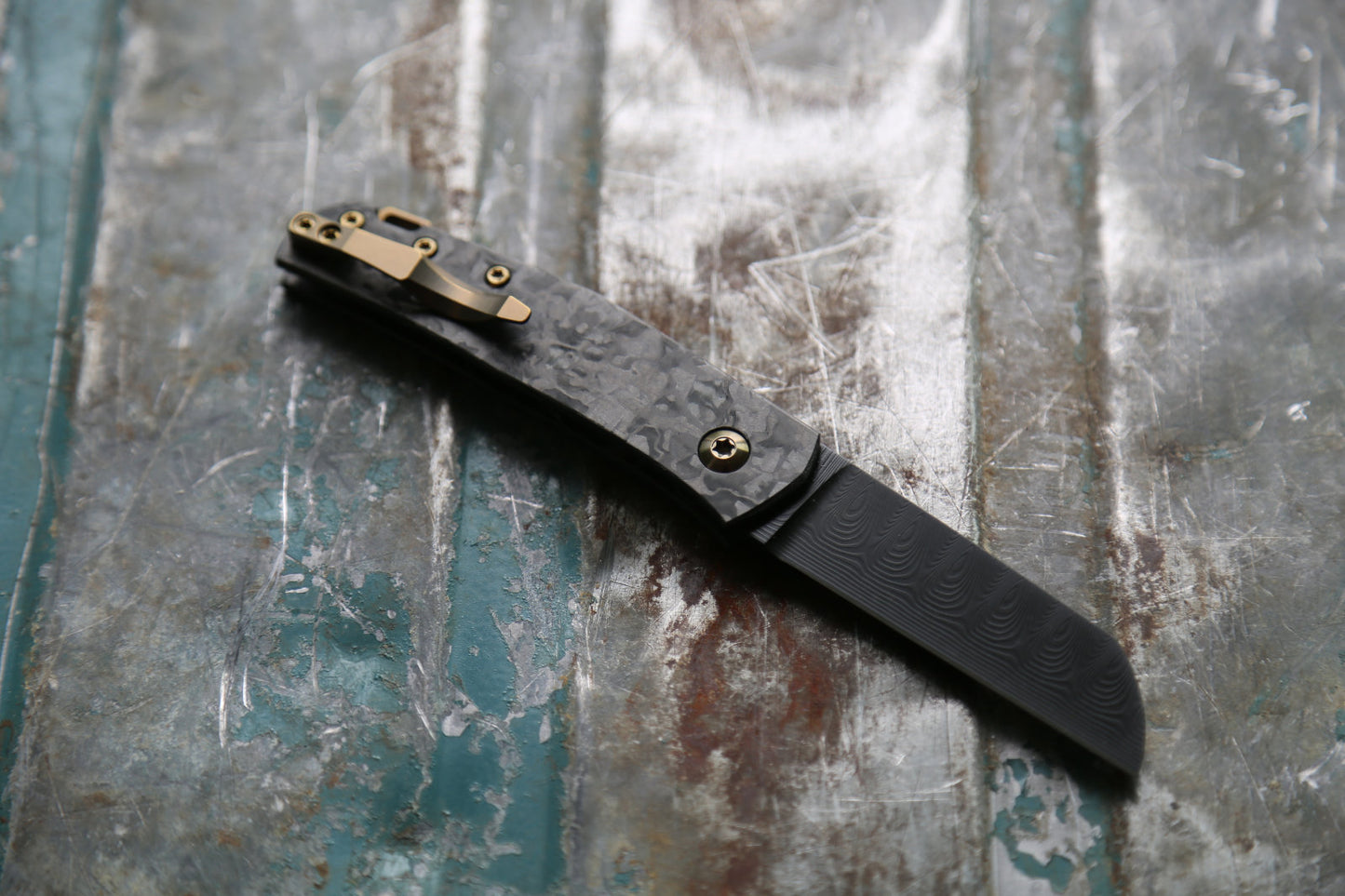 Monte Carlo x DLC Damasteel x Marbled Carbon