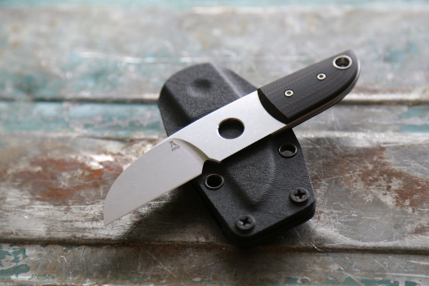 Sheepsfoot x Black/Maroon G10