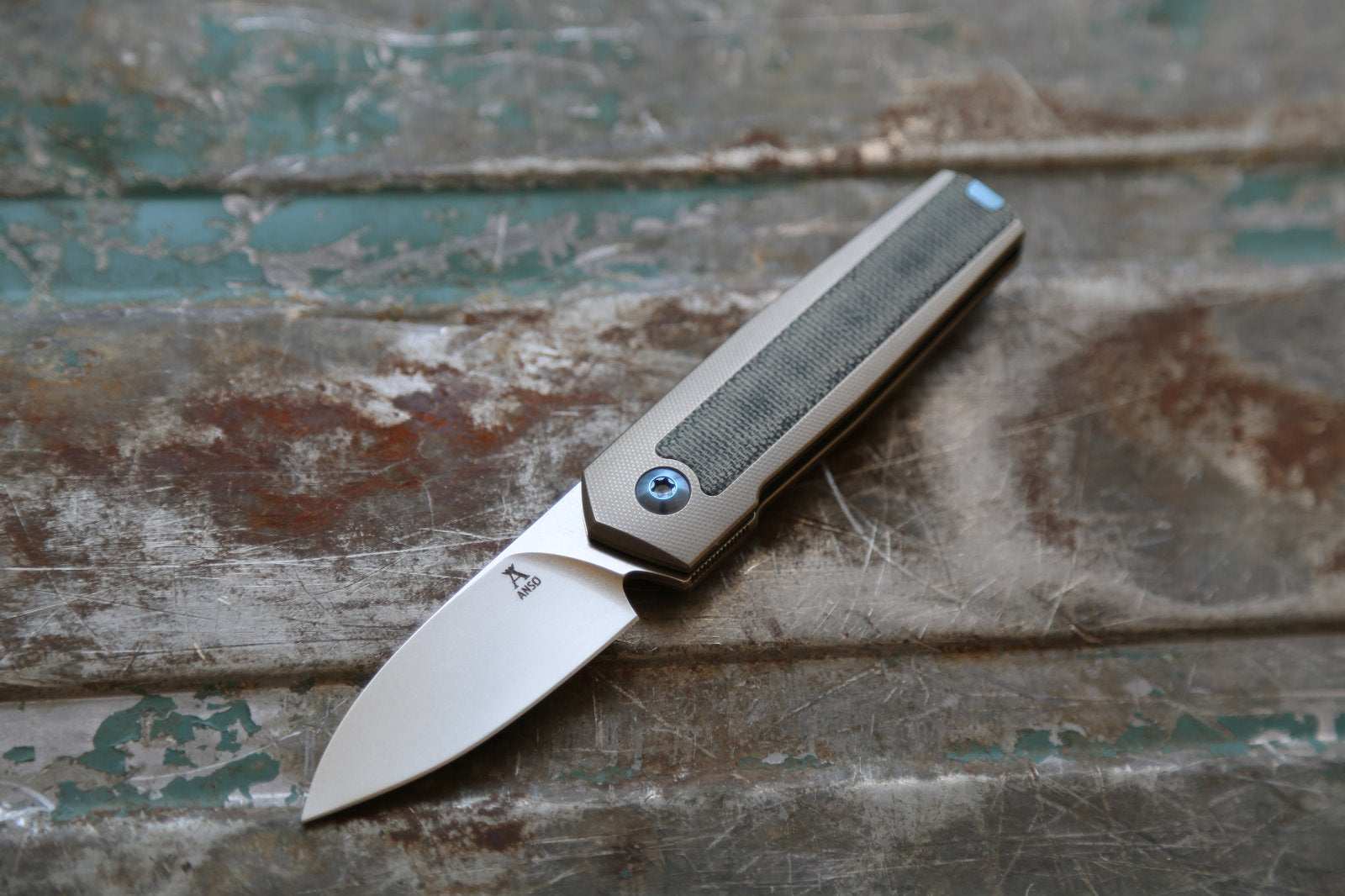 ARN x Grey x Denim Micarta