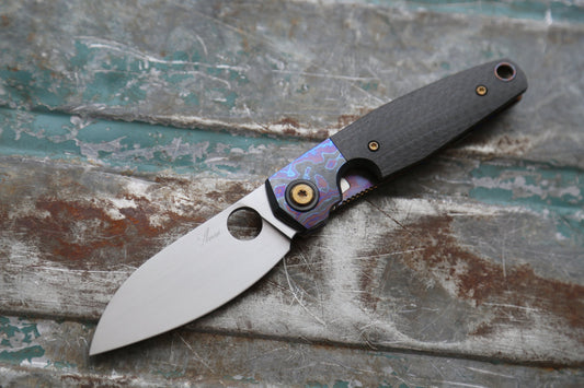 SONIC x Black Timascus x Carbon Fiber