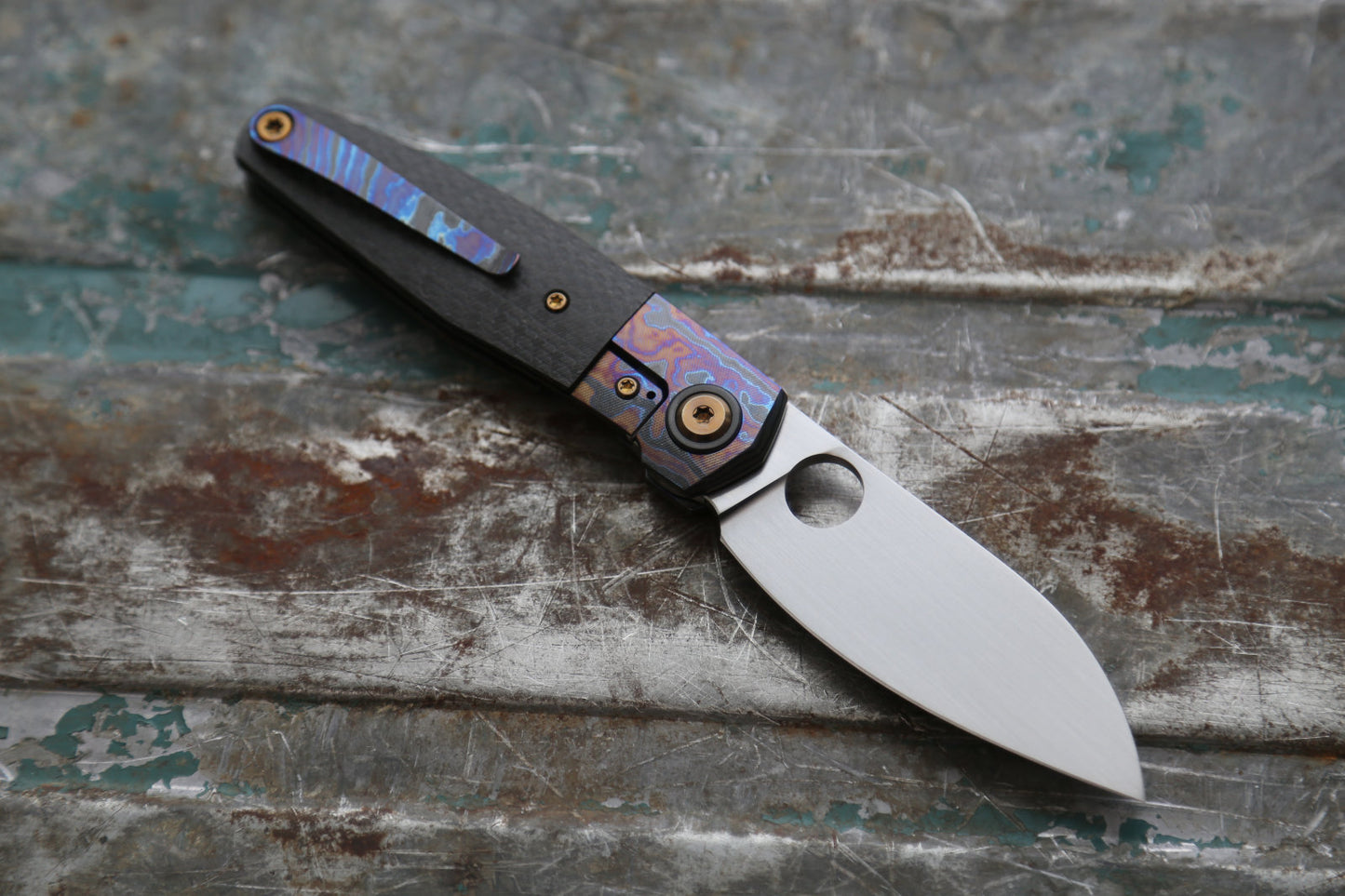 SONIC x Black Timascus x Carbon Fiber