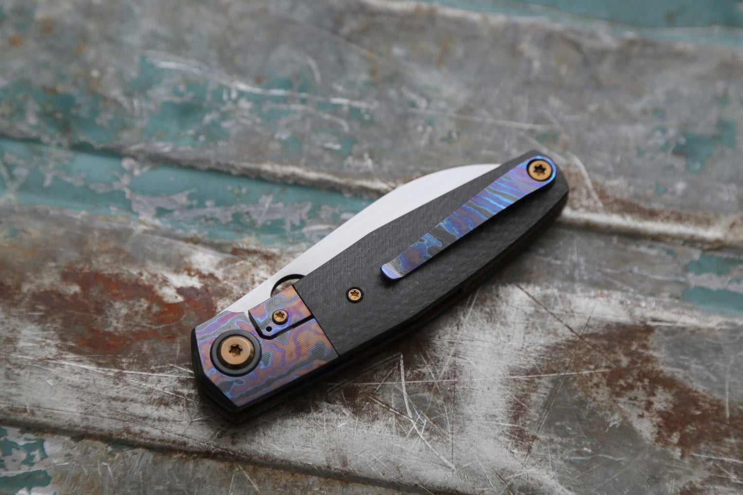 SONIC x Black Timascus x Carbon Fiber