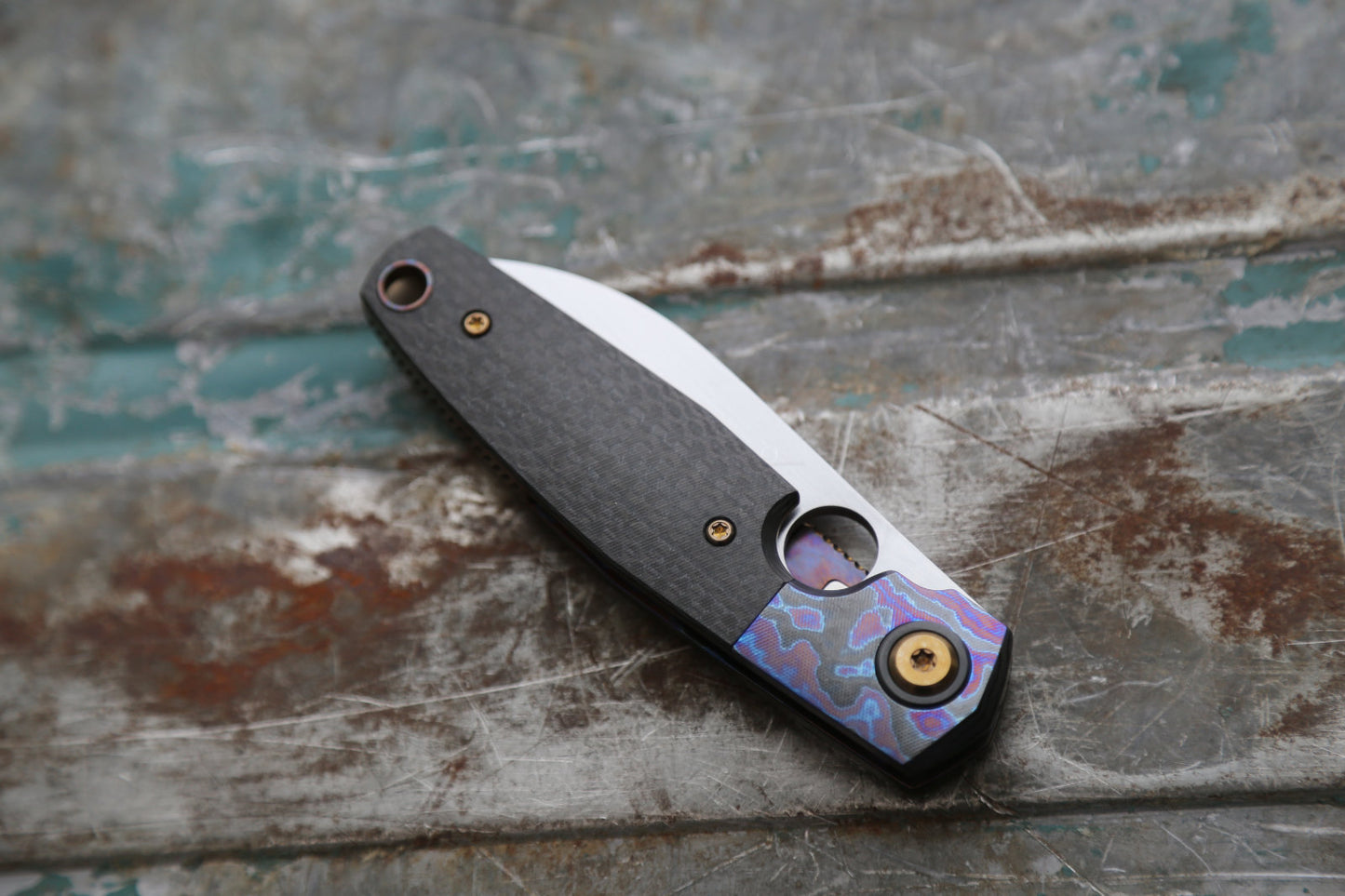 SONIC x Black Timascus x Carbon Fiber