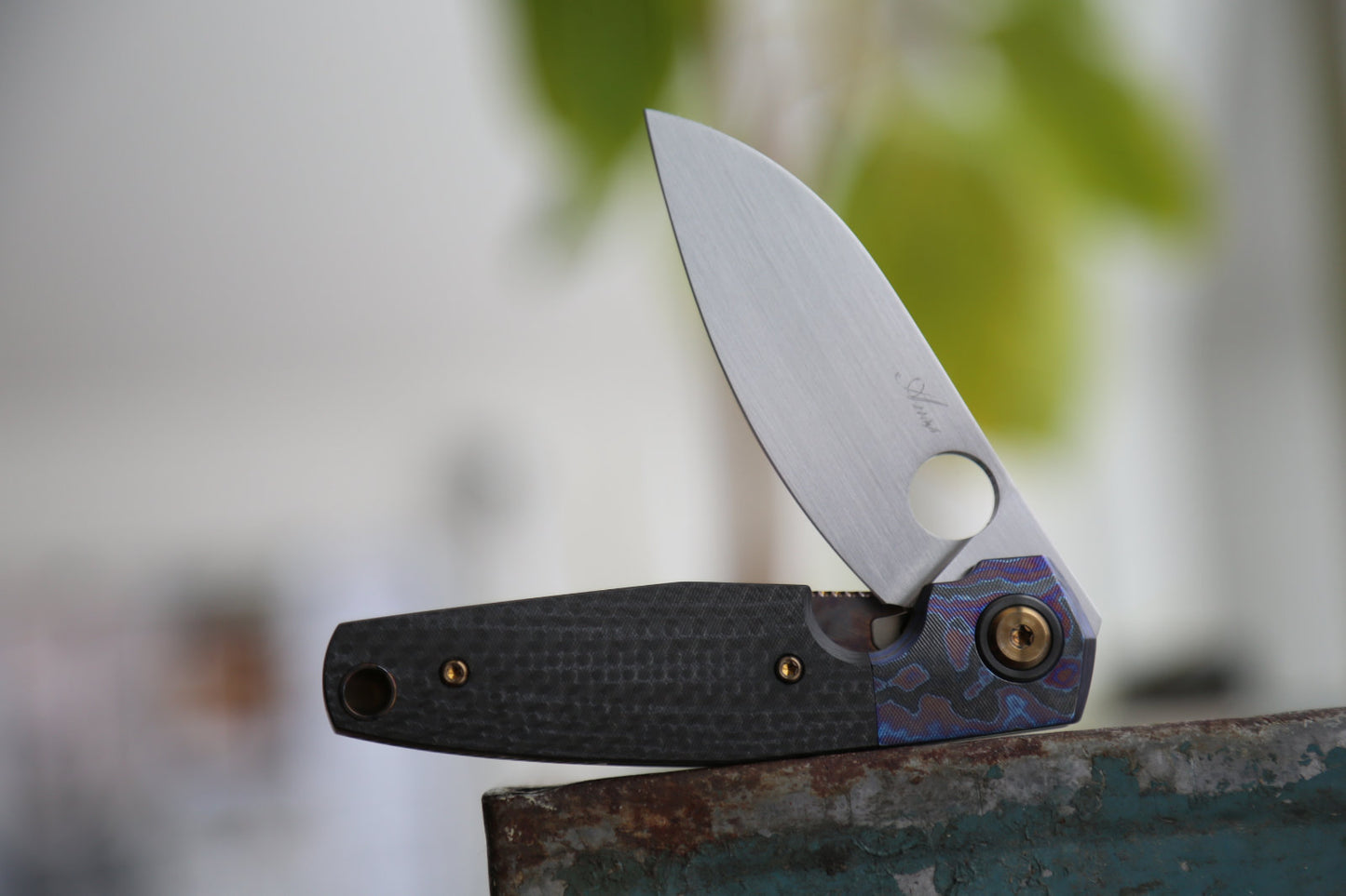 SONIC x Black Timascus x Carbon Fiber