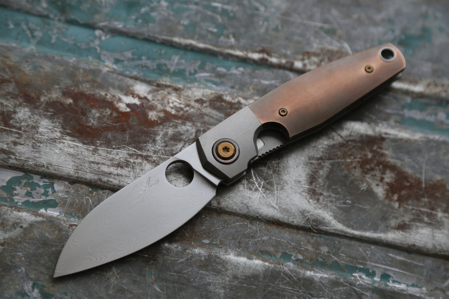 SONIC x Damasteel x Bronze