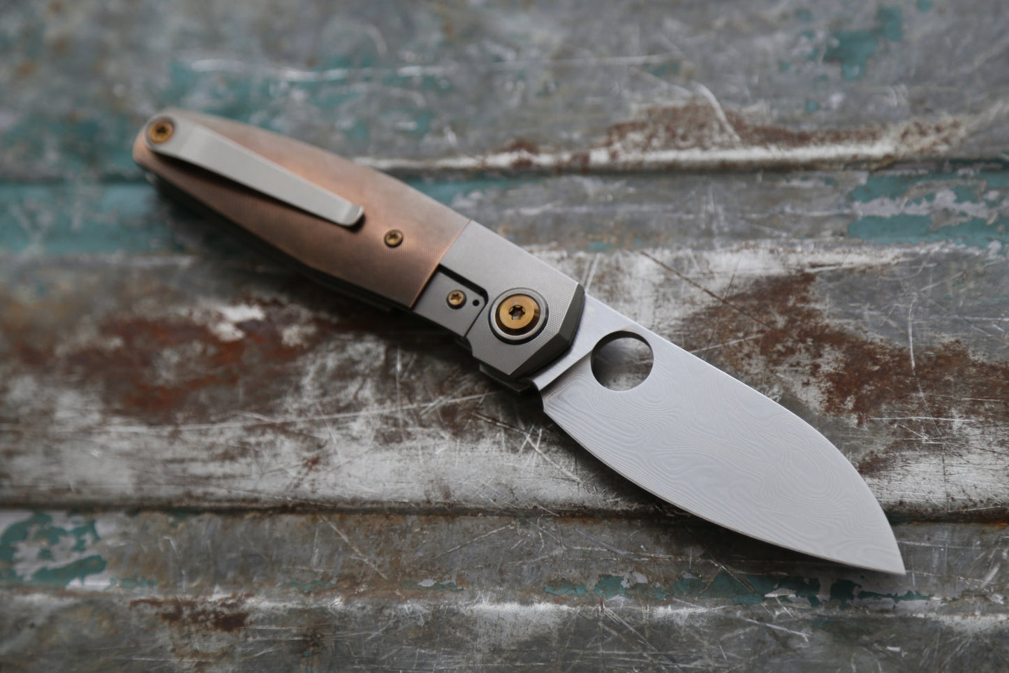 SONIC x Damasteel x Bronze