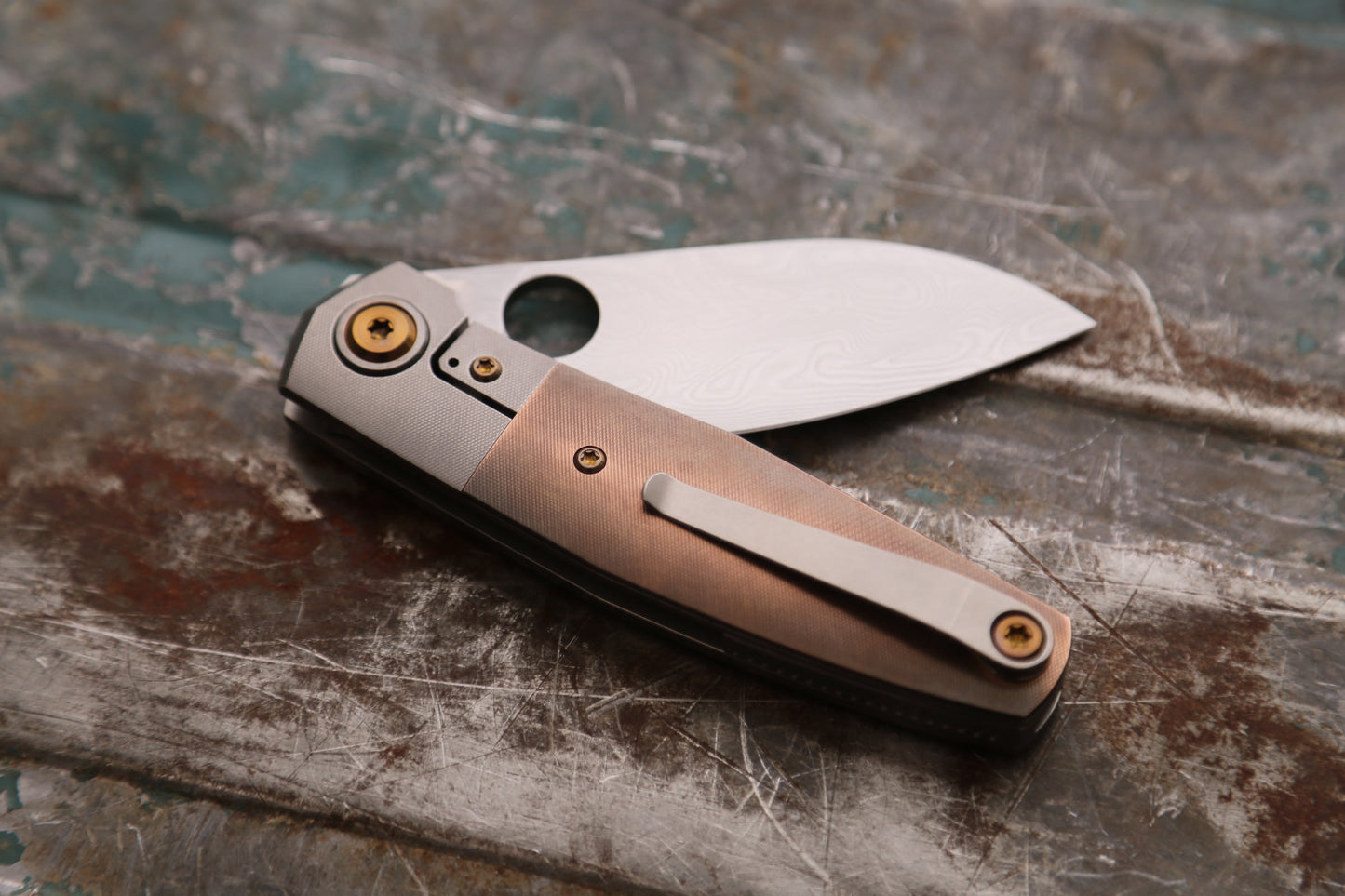 SONIC x Damasteel x Bronze