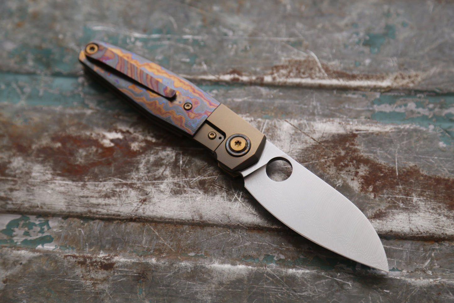 SONIC x Damasteel x Zirconium x Black Timascus