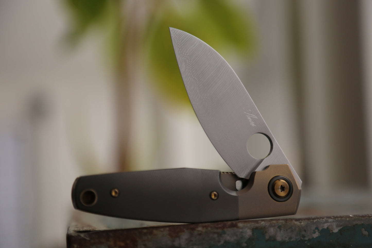 SONIC x Damasteel x Zirconium x Black Timascus