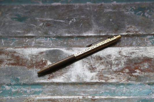 NEW - Ansø Pen - Engraved Brass
