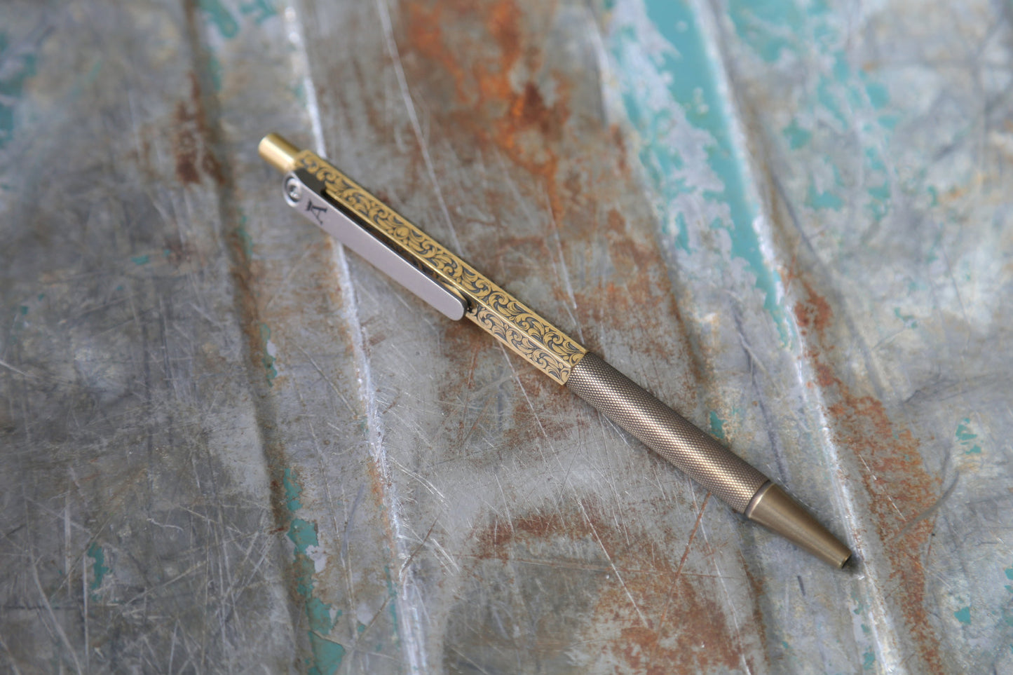 NEW - Ansø Pen - Engraved Brass