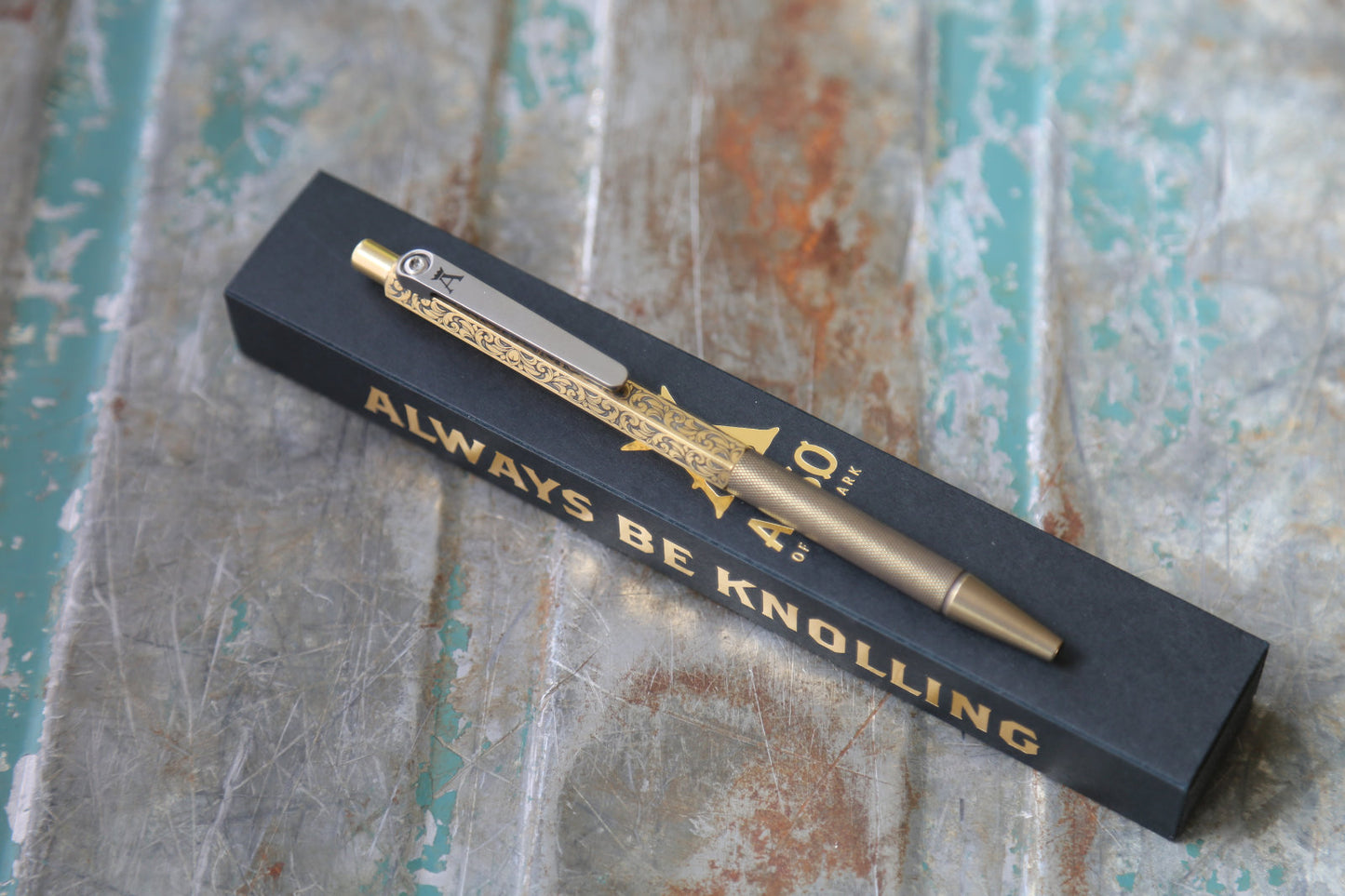 NEW - Ansø Pen - Engraved Brass