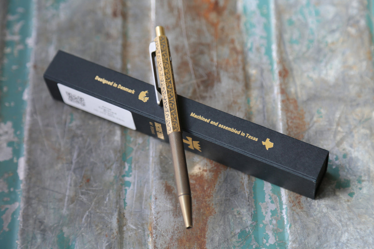NEW - Ansø Pen - Engraved Brass