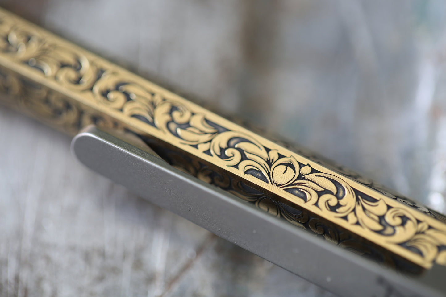 NEW - Ansø Pen - Engraved Brass