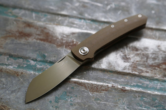 Haddock x Olive Green Canvas Micarta
