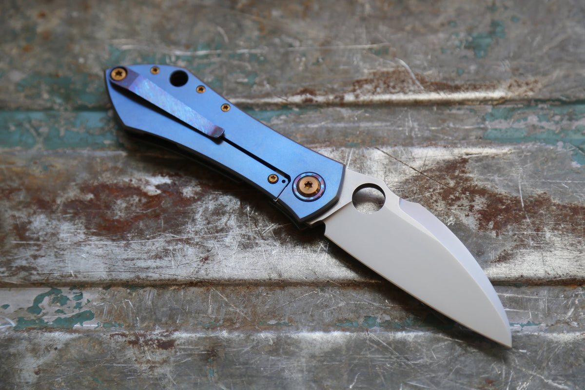 MODEL 67 x Titanium Blue Amber x White Timascus