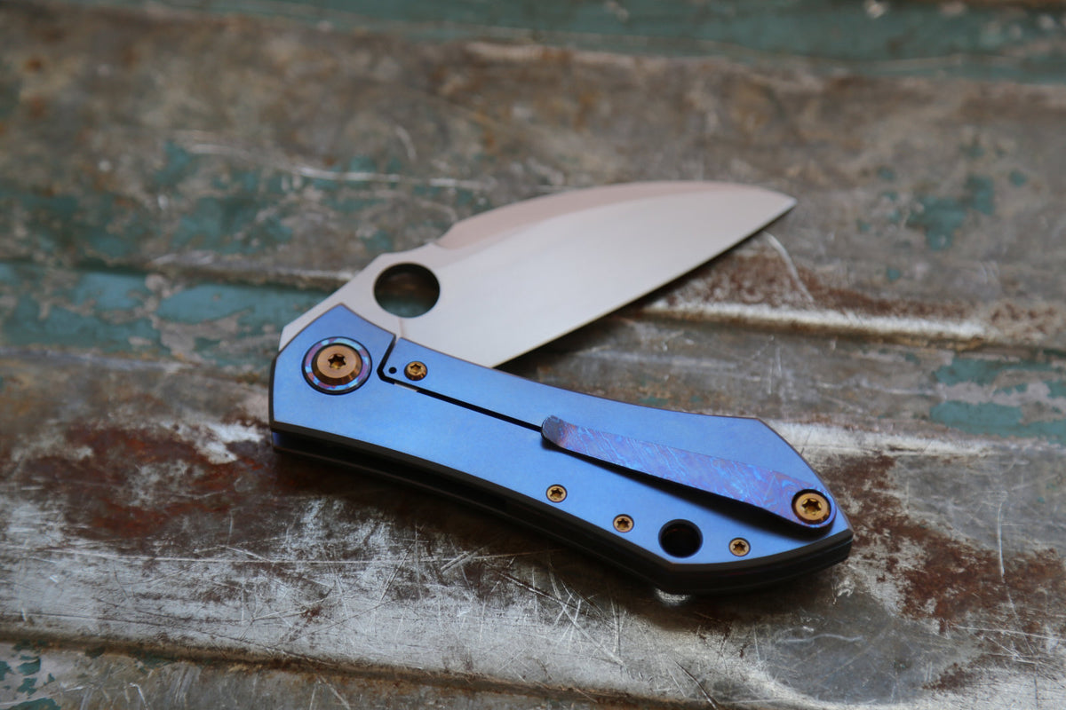 MODEL 67 x Titanium Blue Amber x White Timascus