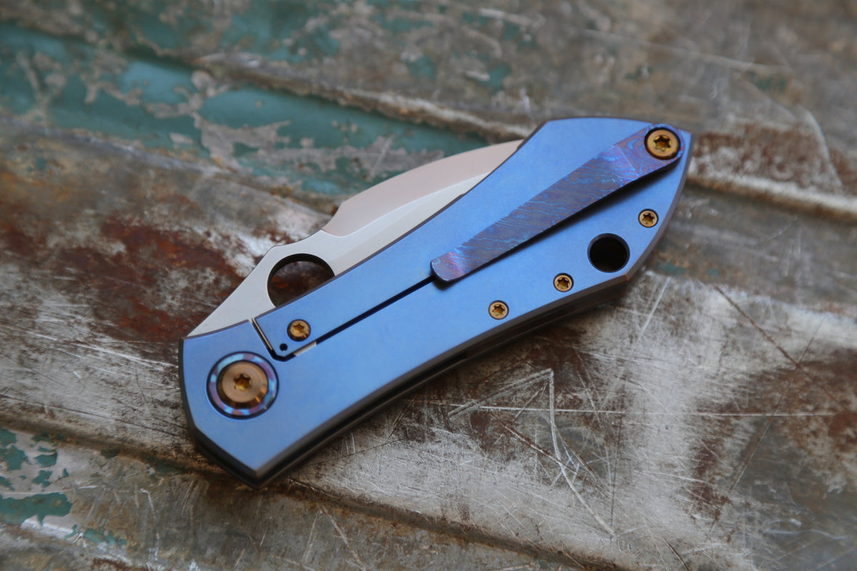MODEL 67 x Titanium Blue Amber x White Timascus