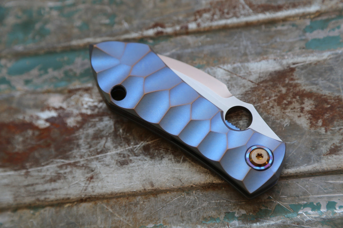 MODEL 67 x Titanium Blue Amber x White Timascus